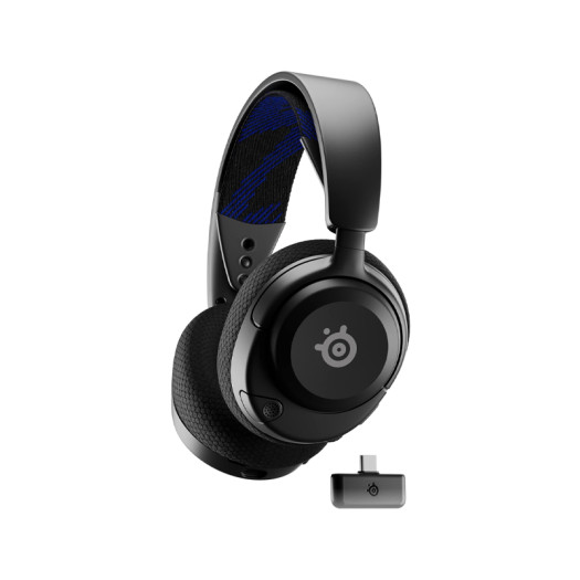 SteelSeries New Arctis Nova 4 Wireless Multi-Platform Gaming Headset — 360° Spatial Audio— 2.4GHz High-Speed Wireless — 36 Hr Battery — USB-C — ClearCast Gen 2 Mic — PC, Playstation, Switch, Meta